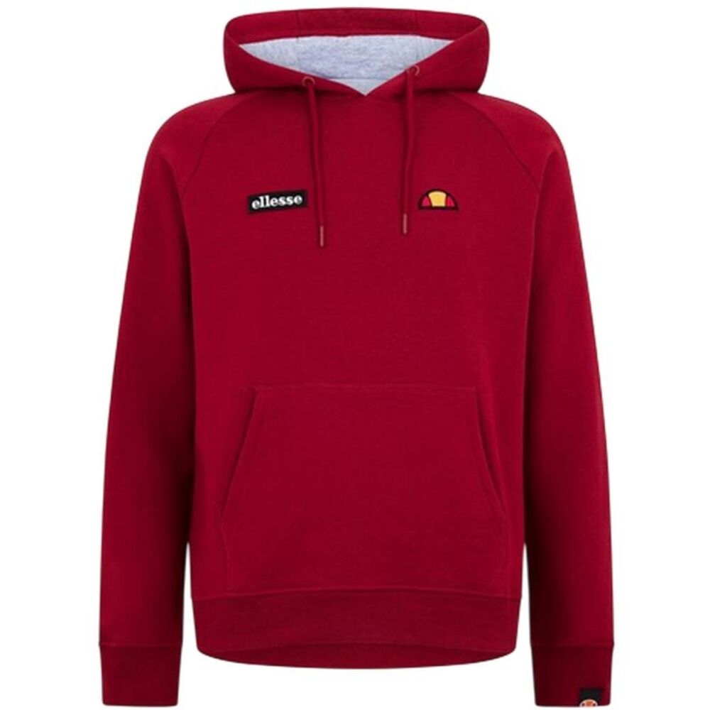 Ellesse Mens Embroidered  Hoodie / Burgundy